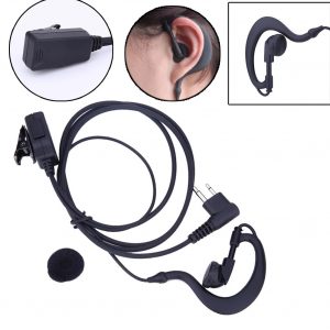 2-Pin Earpiece Headset PTT Mic for Motorola CB Radio CP88 CP040 CP100 CP110 XV1100 XV2100 AXV5100 Headphone Walkie Talkie