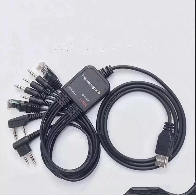 8 in 1 Radio Programming Cable Computer USB cable for Kenwood Baofeng Motorola Yaesu for Icom Walkie Talkie Car Radio - Image 4