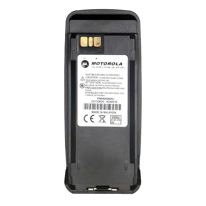 Motorola Radio New 7.4V 1700mAh Lithium-ion PMNN4466A MOTOTRBO Digital Radio Battery with Belt Clip - Image 3