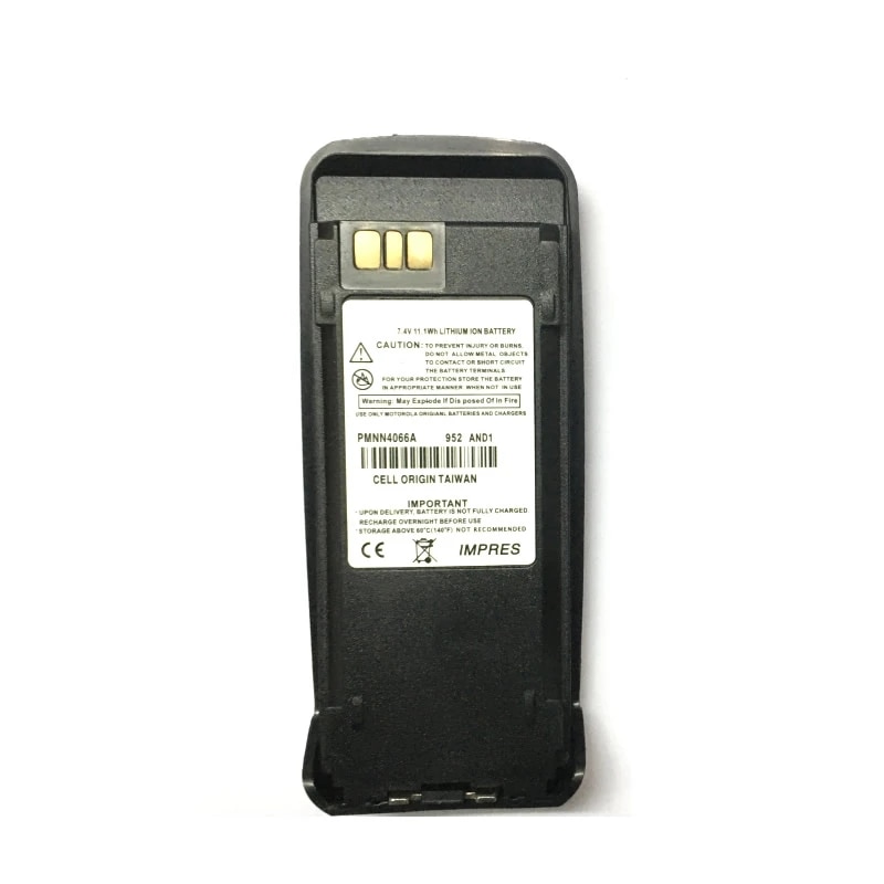 Motorola Radio New 7.4V 1700mAh Lithium-ion PMNN4466A MOTOTRBO Digital Radio Battery with Belt Clip