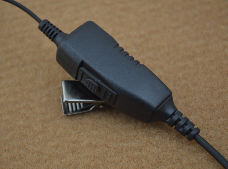 S/S1 Plug Connctor D-ring 1-Wire Earpiece MIC with PTT (Push to Talk) For ICOM IC-F11 IC-F21 IC-V82 IC-U82 VERTEX VX-200 - Image 4