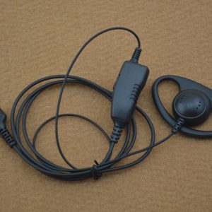 S/S1 Plug Connctor D-ring 1-Wire Earpiece MIC with PTT (Push to Talk) For ICOM IC-F11 IC-F21 IC-V82 IC-U82 VERTEX VX-200