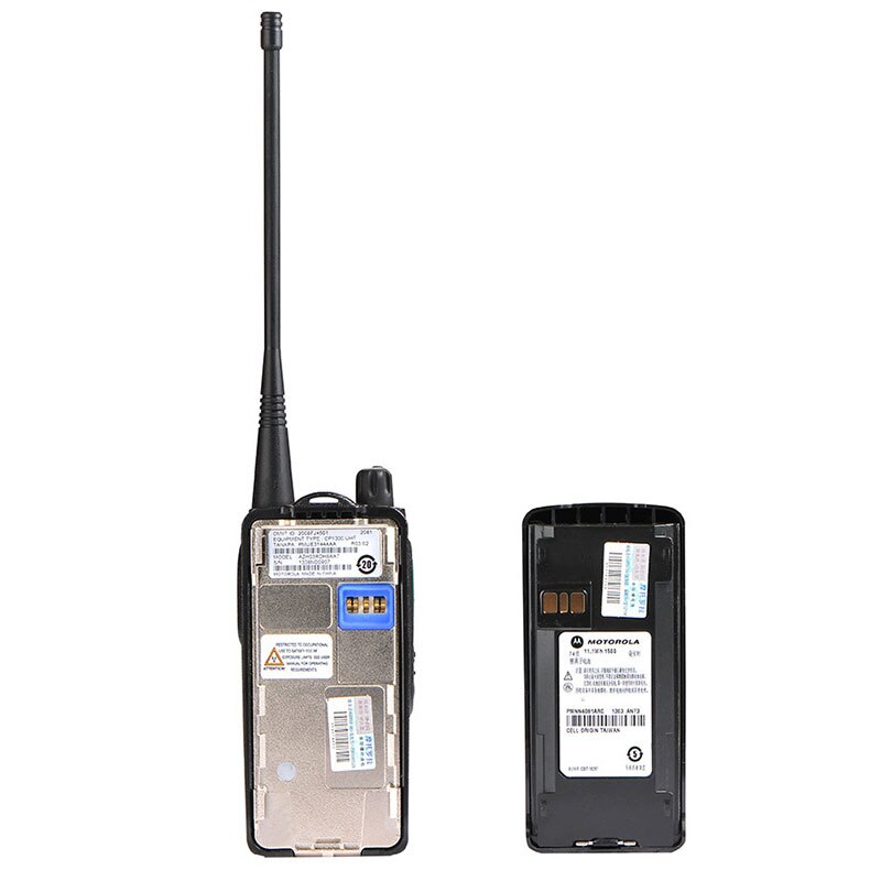 Motorola CP1300 Portable Two-Way Radio UHF/VHF 99 Channel Walkie Talkie - Image 3