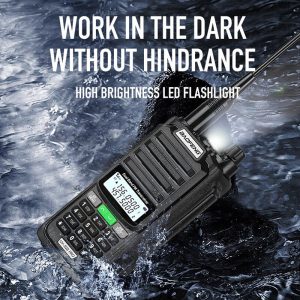 Baofeng UV-S22 PRO V2 IP68 Waterproof 10W Power Walkie Talkie Type-C Charger Powerful UHF VHF Long Range UV-9R Plus FM Radio