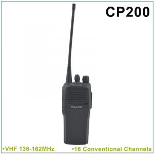 Motorola CP200 VHF 136-162MHz 16 Conventional Channels Portable Two-Way Radio