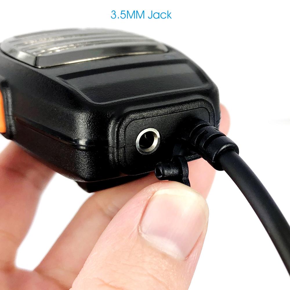 Metal Mask 2 Pin Speaker Mic for Baofeng Kenwood 8