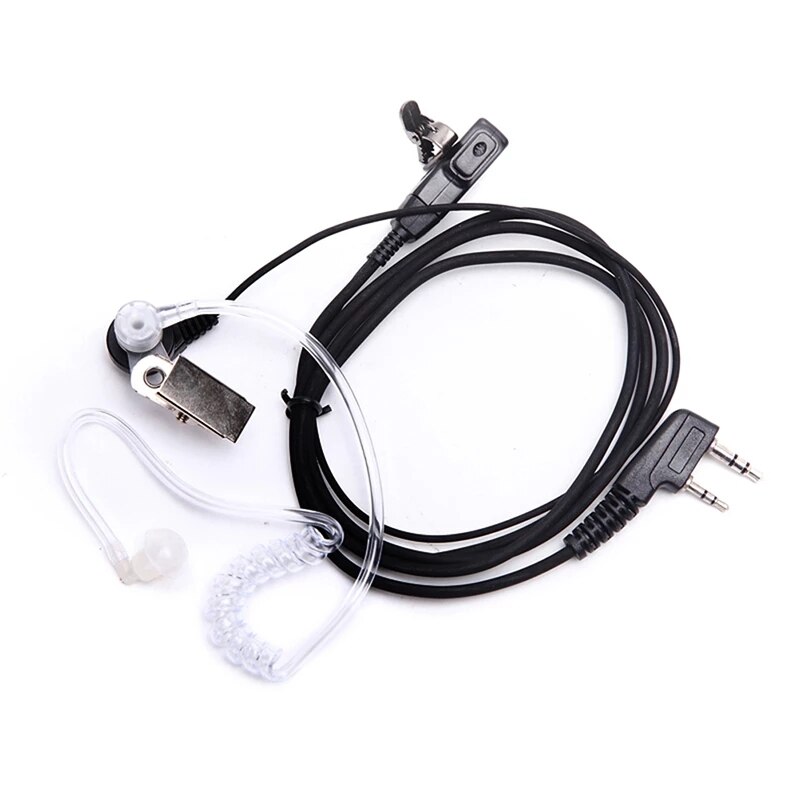 Covert Acoustic Air Tube Earbud Headset Earpiece K head Headphone For Kenwood Baofeng Walkie Talkie - Image 2
