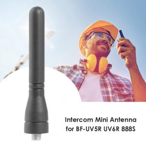Walkie Talkie Antenna UHF 400-470MHz SMA Female for Baofeng UV-5R UV-6R BF-888S Walkie Talkie Accessory Mini Thumb Short Antenna
