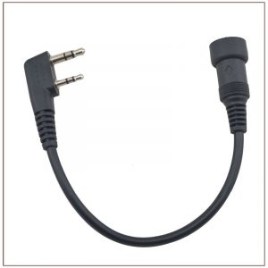 44-K Mini Din Plug with UNLockable Knob for Baofeng Pofung UV-5R BF-UVB2Plus Wouxun KG-UVD1P KG-UV6D KG-UV8D KG-UV9D KG-UV9DPLUS