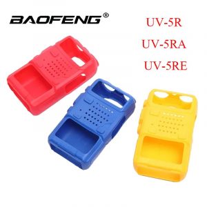Baofeng UV-5R BF-F8HP UV-5RA UV-5RE Plus Protective Cover Walkie Talkie Case Bag Two Way Radio Protection Soft Silicone