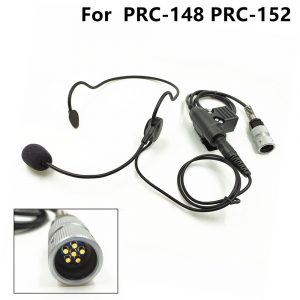 Military Headset for TRI TCA /AN PRC-148 PRC-152 Walkie-talkie 6-pin U94 PTT Head mounted Tactics headphone