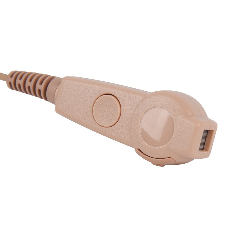 Motorola 2-pin Flesh Skin Beige Color Dual PTT Covert Two Way Radio Earpiece EP450 CP200D DEP450 Headset - Image 3