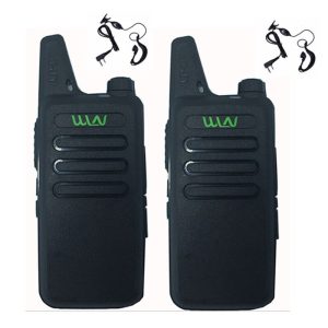 2pcs WLN KD-C1 MINI Handheld Transceiver Two Way Radio Ham Communicator Radio Station Mi-Ni Walkie Talkie