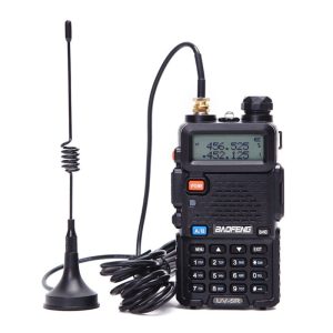Mini Antenna Walkie Talkie UHF VHF Base Antenna SMA Female For Portable Radio