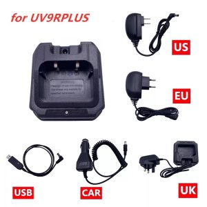 Baofeng UV-9R Plus EU US UK AU USB Car Battery Charger For Baofeng UV-9R Walkie Talkie Waterproof Ham Radio Accessories