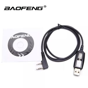 Baofeng Walkie Talkie USB Programming Cable BF-UV9R Plus BF-A58s UV-5R UV-10R Radio Accessories
