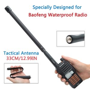 Tactical Foldable Radio Antenna For Baofeng UV-9R Waterproof WalkieTalkie