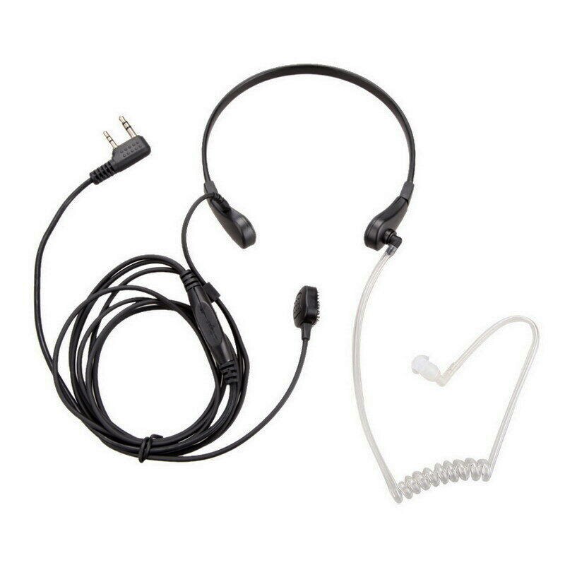 New Throat Earphone Microphone Vibration Headset for Kenwood Anytone Wouxun TYT Baofeng Two Way Radio