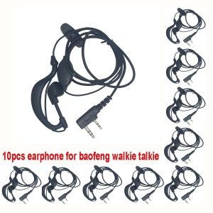 10pcs Baofeng Original earphone UV-5R walkie-talkie headset for UV-82 BF-888S BF-666S BF-777S UV-9S Two Way Radio