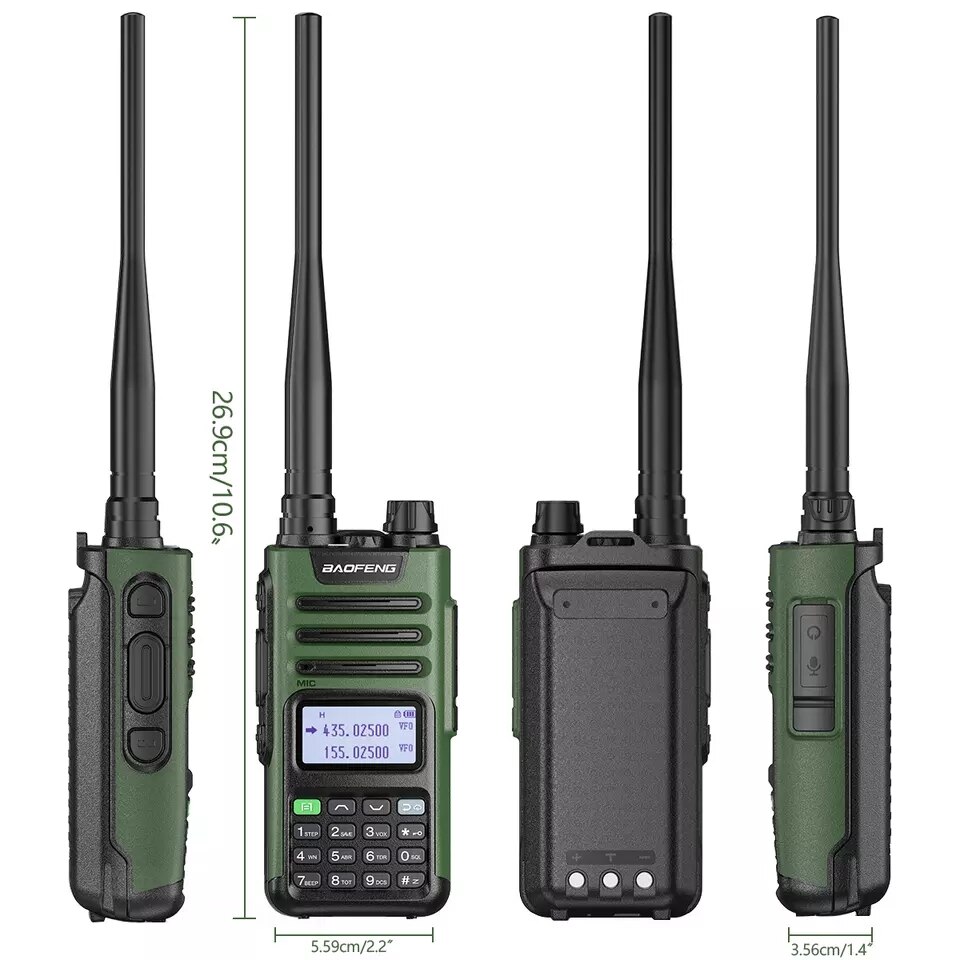 Baofeng UV-13 Pro 10W Walkie Talkie Transceiver GMRS 136-174/400-520MHz With Type-C Charger Two Way Radio - Image 2
