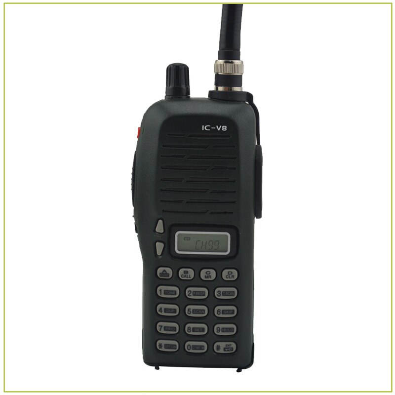 ICOM IC-V8 Marine Walkie Talkie VHF 136-174MHz 100 Channels Handheld Two Way Radio FM Transceiver