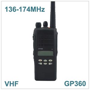 MOTOROLA GP360 WALKIE TALKIE VHF 136-174MHz PROFESSIONAL PORTABLE TWO-WAY RADIO