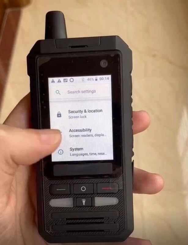 Dual Sim PTT POC Walkie Talkie IP68 Waterproof 4G Android phone Two Way Radio Ham Long Range 8GB ROM GPS MIC CB 100KM - Image 4