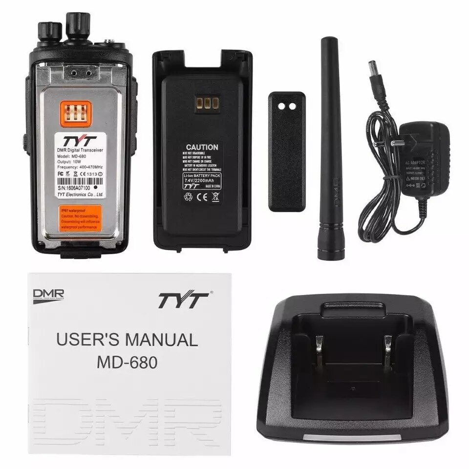 TYT MD-680 DMR Encryption Waterproof Transceiver Explosion-proof Intercom Radio Long Range Walkie Talkie - Image 3