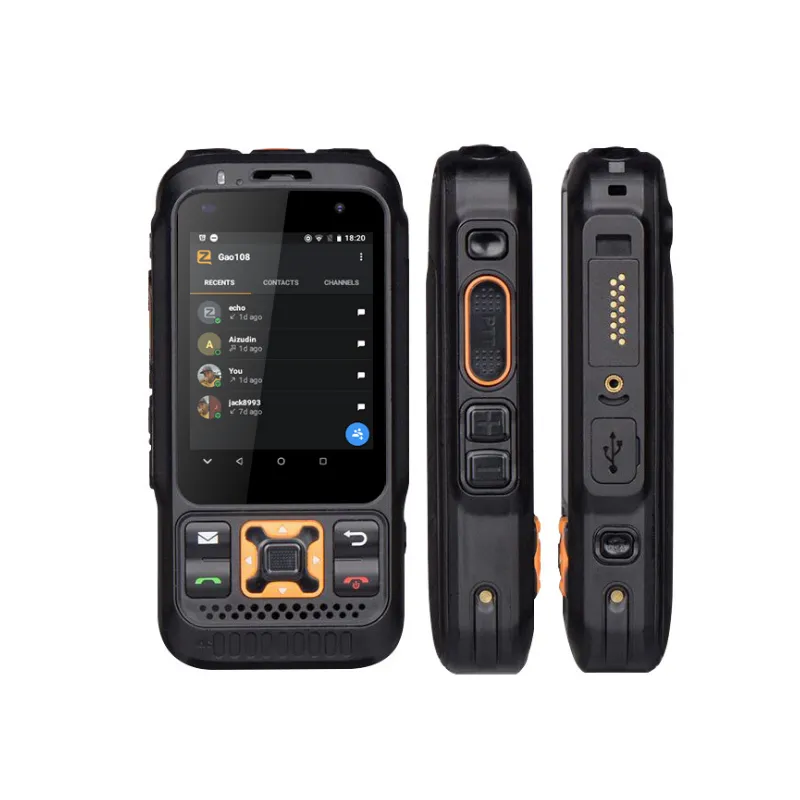 F30S IP54 Waterproof POC Radio Zello PTT Android Walkie Talkie Phone with 4G SIM Card Smartphone - Image 4