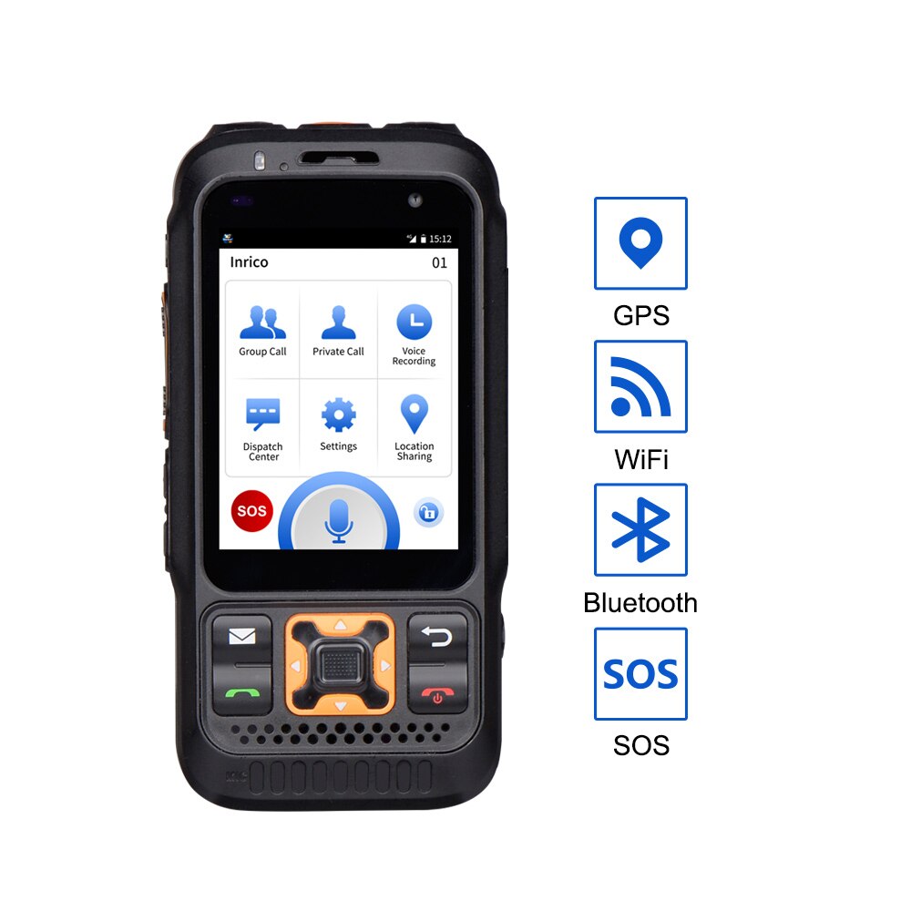 Inrico S100 Zello Radio 4G LTE Network Poc Radio IP68 Waterproof SOS Android Mobile Phone Walkie Talkie - Image 2