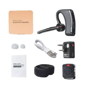 Bluetooth Headphones Headset for Walkie Talkie With Wireless PTT For Kenwood Baofeng Wouxun TYT Anytone Two-way Radio