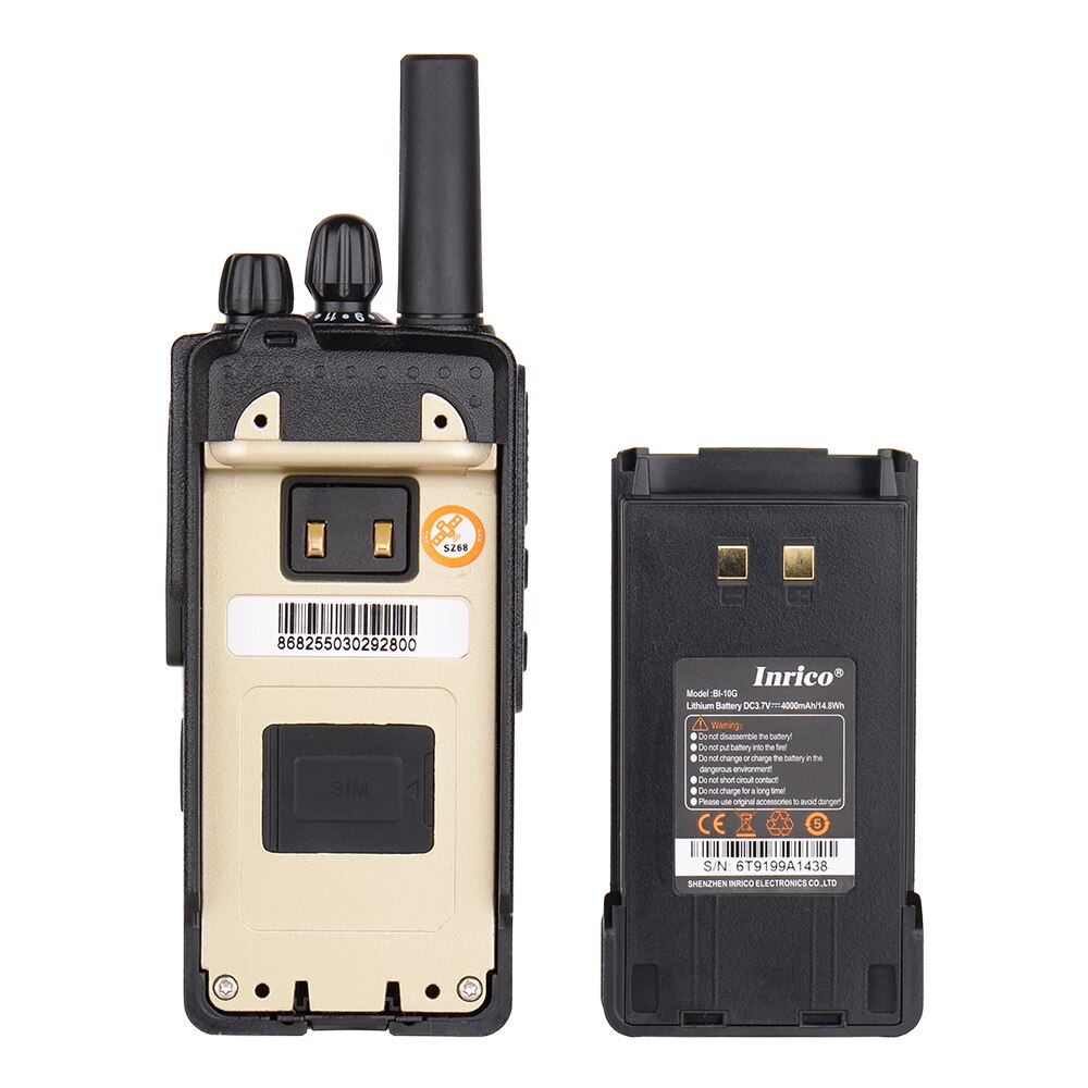 Inrico T199 Zello GSM WCDMA Two Way Radio Android Walkie Talkie 3G Gps Wifi Poc Network Radio - Image 4