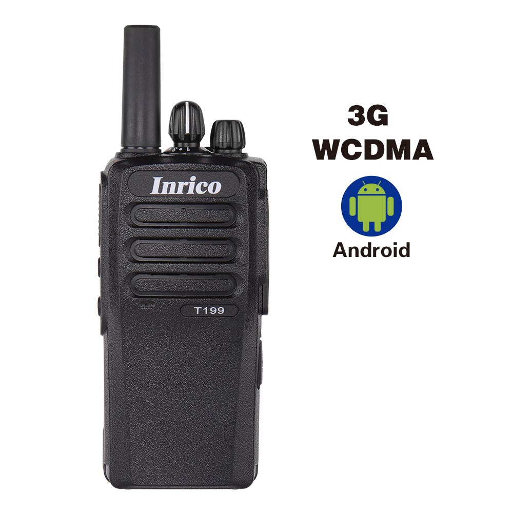 Inrico T199 Zello GSM WCDMA Two Way Radio Android Walkie Talkie 3G Gps Wifi Poc Network Radio