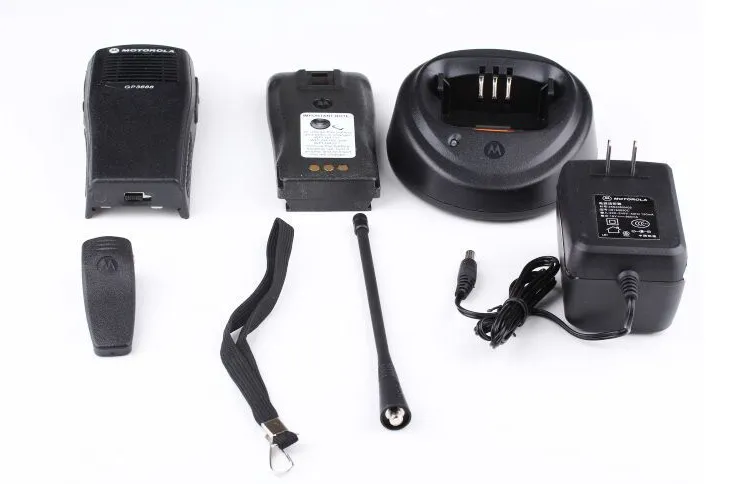 Motorola GP3688 Portable Digital Radio UHF VHF Handheld Walkie Talkie - Image 6