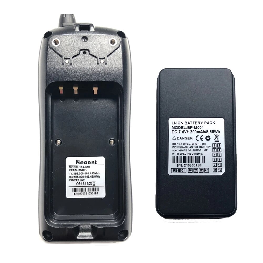 Recent RS-35M Marine VHF Radio IP67 Waterproof International Weather Channel Float Walkie Talkie Auto Scan Portable Radio - Image 3