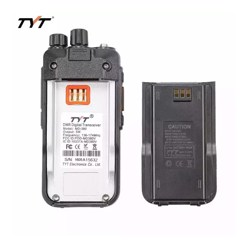 TYT MD-380 DMR Radio High Quality Handheld Walkie Talkie UHF GPS Function Two Way Radio - Image 3