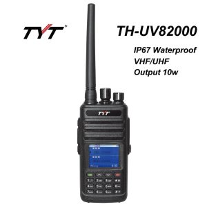 TYT TH-UV8200 Walkie Talkie IP67 Waterproof Dual Band VHF/UHF 136-174/400-520MHz 10W Long Range FM Portable Radio 256ch VOX