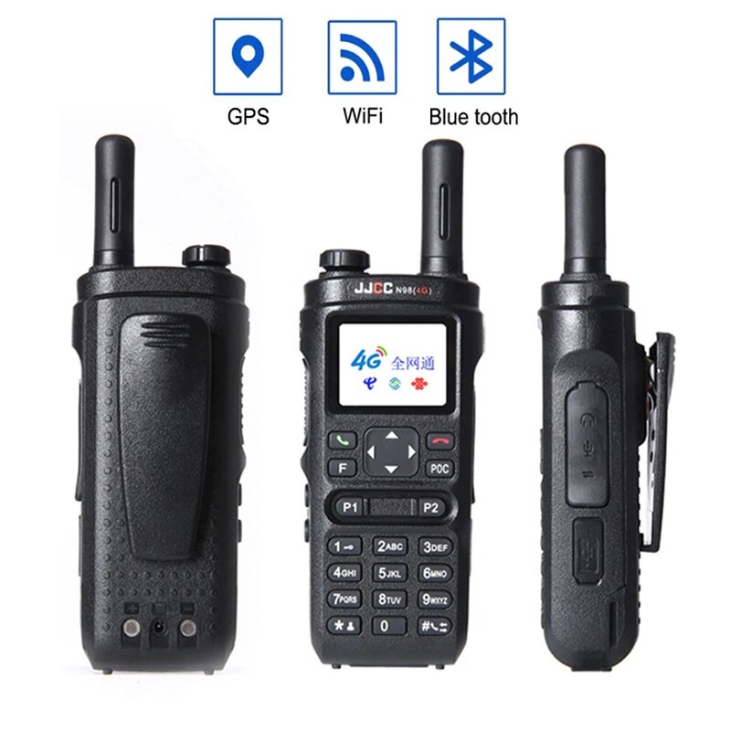 Zello 4G Walkie Talkie Android 4g SIM Real PTT Professional Network Phone GPS Blue tooth WIFI Long Range Two Way Radio 100km