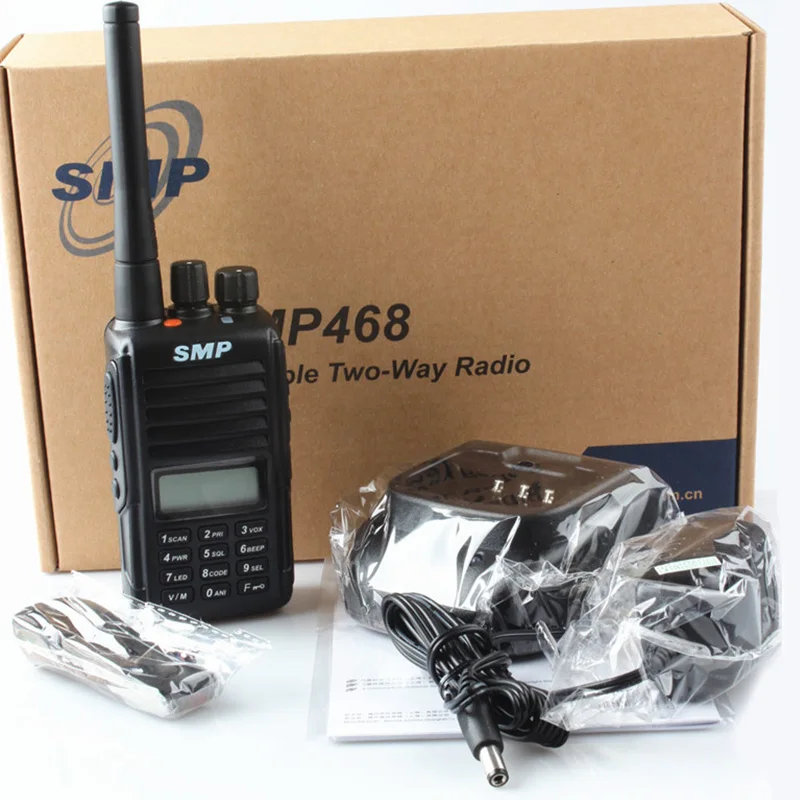 Motorola SMP468 Walkie Talkie Digital Keyboard Two Way Radio UHF Frequency Portable Ham Radio HF Transceiver - Image 5