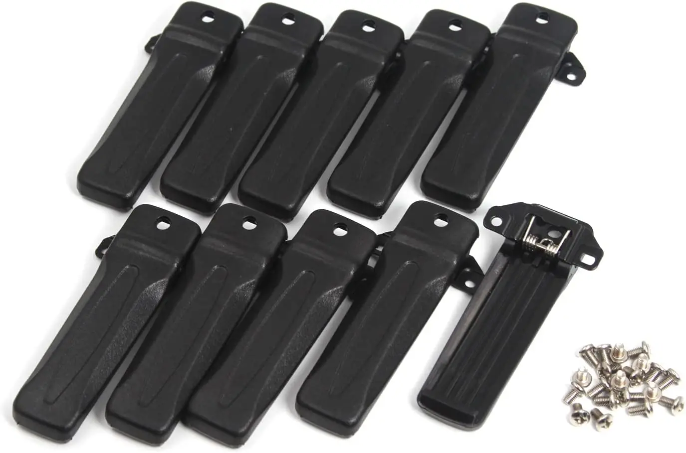 10pcs KBH-10 Belt Clip for KENWOOD TK-3206 TK-2206 TH-D7 TH-F6 TH-F7 TK-2207 TK-2307 TK-2212 TK-3402 TK-2406 TK-3301 Radio
