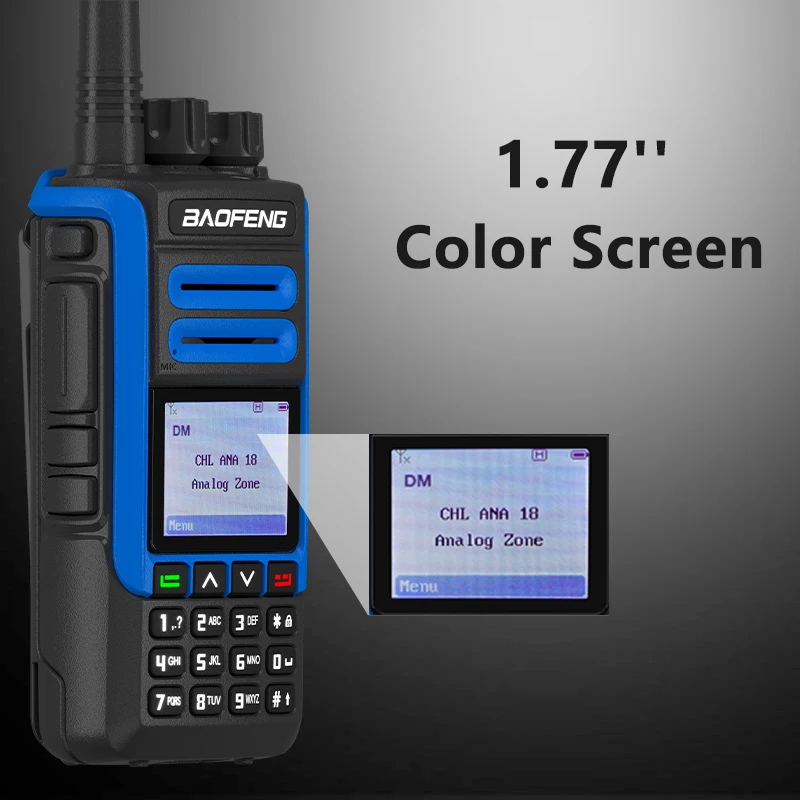 Baofeng DR-1802U Walkie Talkie DMR Radio Encryption 1024 Channel UHF400-470MHz Single Band Digital Analog Long Range Radio - Image 4