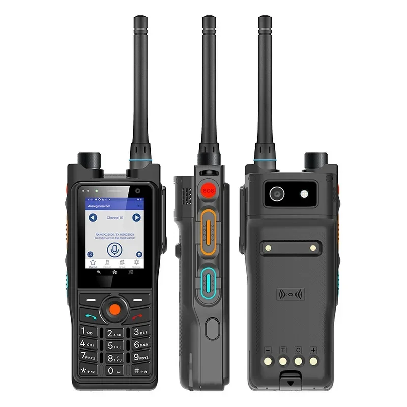 Global UNIWA P6 IP68 Rugged Walkie Talkie 4W DMR/Analog Dual Mode 2.41" 3GB+32GB 12MP 2500mAh 4G Smartphone Android 9 PTT SOS - Image 2