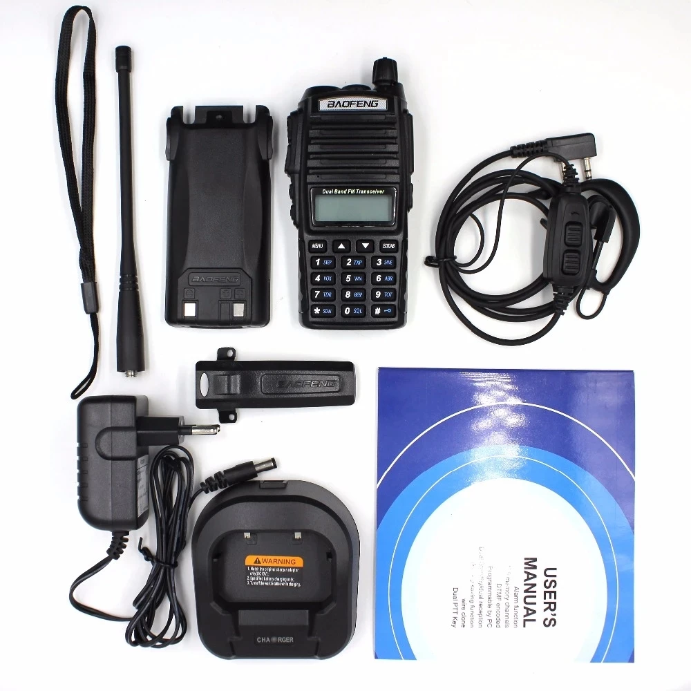 6PCS Baofeng UV-82 Radio Dual band 8W PowerfuL Walkie Talkie 136-174&400-520MHz 2800mAH battery Two Way Radio - Image 5