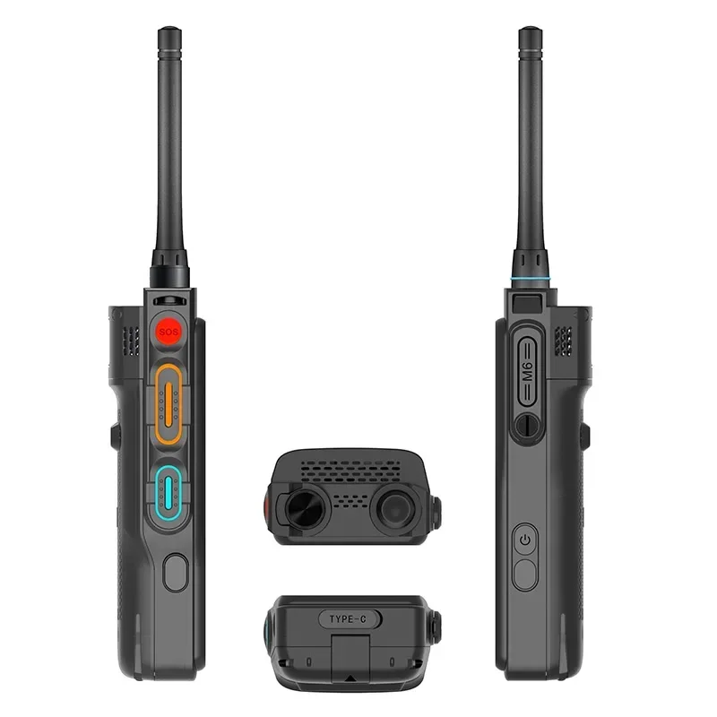 Global UNIWA P6 IP68 Rugged Walkie Talkie 4W DMR/Analog Dual Mode 2.41" 3GB+32GB 12MP 2500mAh 4G Smartphone Android 9 PTT SOS - Image 4