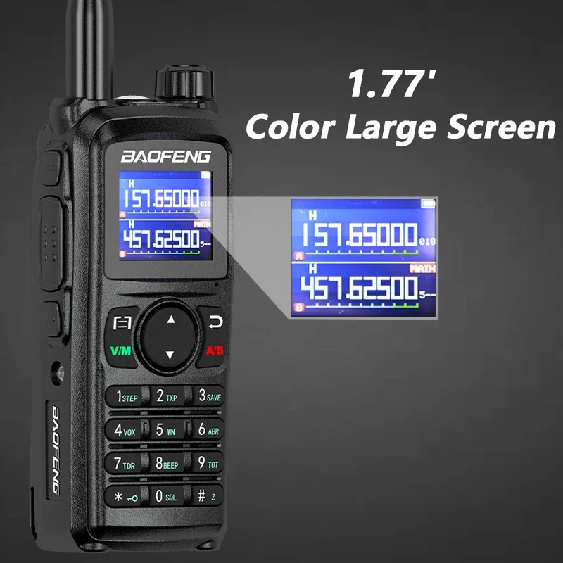 Baofeng UV 28 Pro Max Walkie Talkie High Capacity USB Type-C Charging High Power NOAA 999 Channel Two Way Radio Long Range DTMF - Image 3