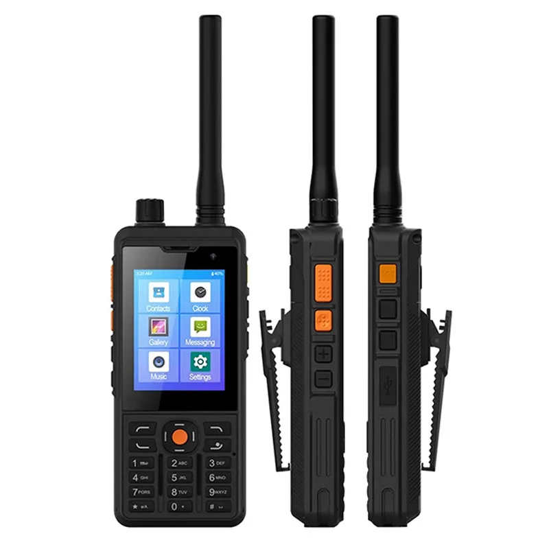 Zello Walkie Talkie CellPhone Android 9.0 Mobilephone 4G LTE 1GB 8GB MT6739 Smartphones UHF 400-480mhz 5300mAh NFC POC