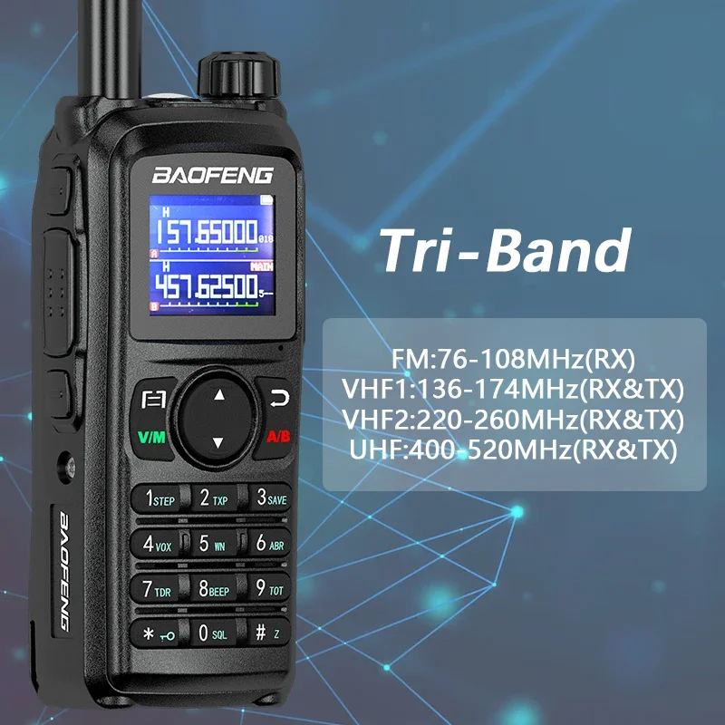 Baofeng UV 28 Pro Max Walkie Talkie High Capacity USB Type-C Charging High Power NOAA 999 Channel Two Way Radio Long Range DTMF - Image 2