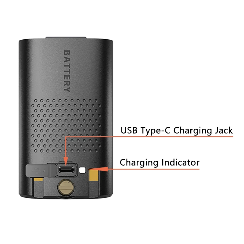 Baofeng UV-17 Pro GPS Li-ion Battery UV-17R Battery USB-C Charging Rechargerable DC7.4V 13.32Wh For UV-17 Pro Max Walkie Talkie - Image 4