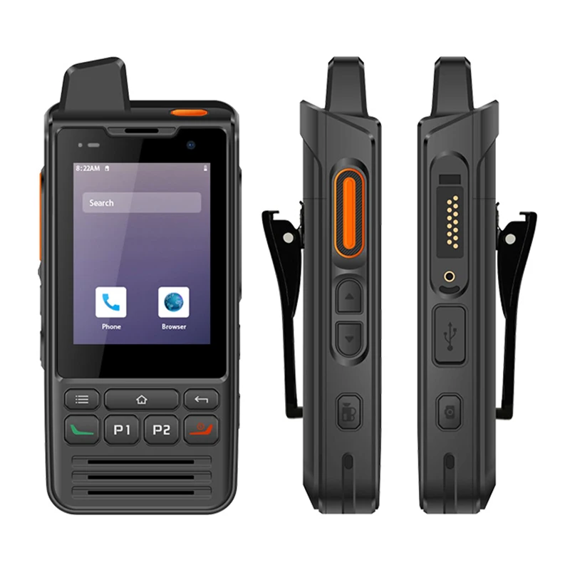 F60 Android 9.0 Walkie Talkie Zello Mobile Phone IP68 Waterproof Rugged Radio Smartphone with NFC SOS - Image 4