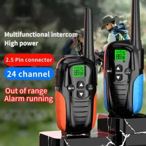 Kids Walkie Talkie Portable Outdoor Children Two Way Radio 6KM Receiver Walkie-Talkie Radio Comunicador Toys For Boys Girls